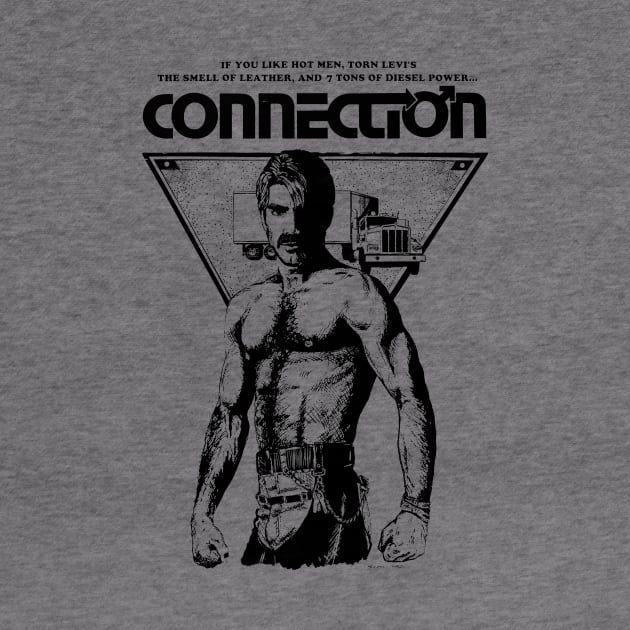 Connection Gay Retro LGBT Denim by WearingPride